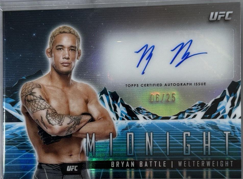 Bryan Battle 2024 Topps Midnight UFC Horizon Signatures #HS-BBE Moonrise