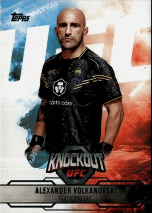 Alexander Volkanovski 2025 Topps Knockout UFC Base #25 Emerald