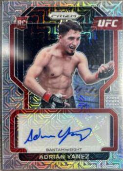 Adrian Yanez 2022 Panini Prizm UFC Signatures #SG-AYZ Mojo