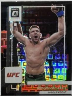 Dricus Du Plessis 2023 Panini Donruss Optic UFC Base #15 Black Pandora