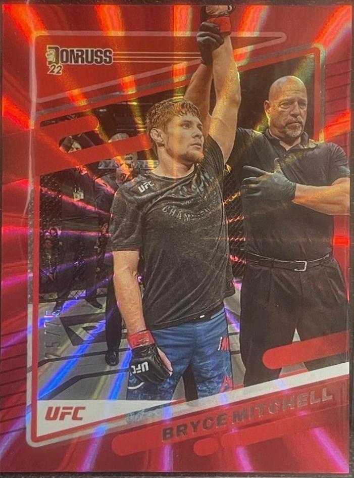 Bryce Mitchell 2022 Panini Donruss UFC Base #131 Red