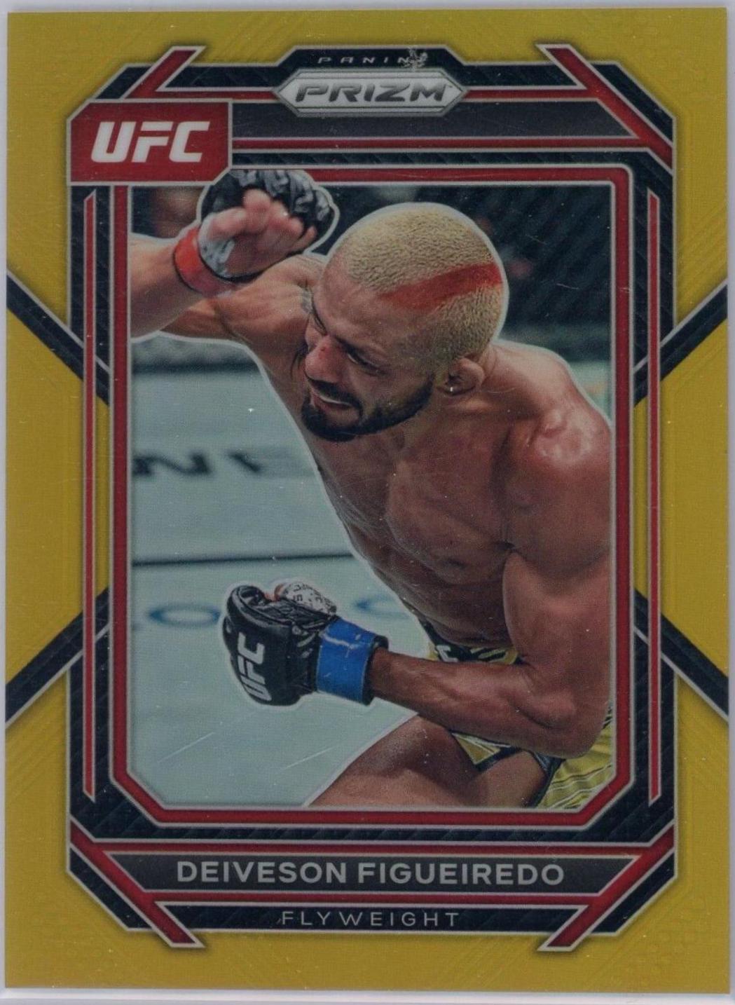 Deiveson Figueiredo 2023 Panini Prizm UFC Base #165 Gold