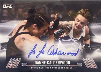 Joanne Wood 2017 Topps UFC Knockout Knockout Autographs #KA-JC Red
