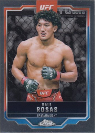 Raul Rosas 2025 Topps Chrome UFC Base #120 Black RayWave