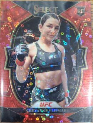 Cheyanne Vlismas 2023 Panini Select UFC Concourse #80 Red Disco