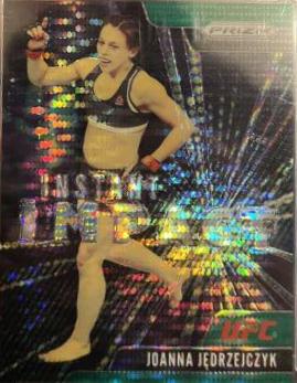 Joanna Jędrzejczyk 2021 Panini Prizm UFC Instant Impact #13 Green Pulsar