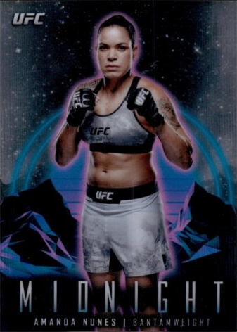 Amanda Nunes 2024 Topps Midnight UFC Base #35 Topps Industry Conference Promo