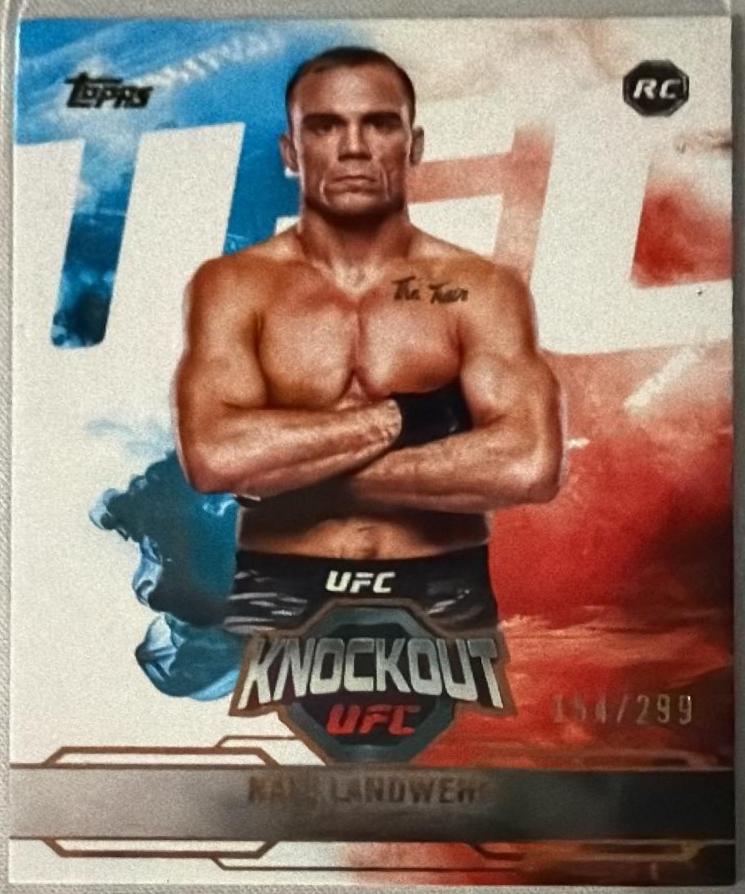 Nate Landwehr 2025 Topps Knockout UFC Base #30 Bronze