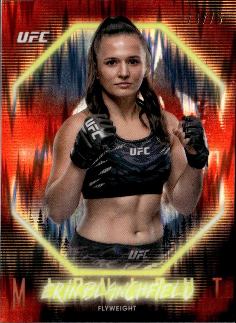 Erin Blanchfield 2025 Topps Midnight UFC Base #8 Dusk