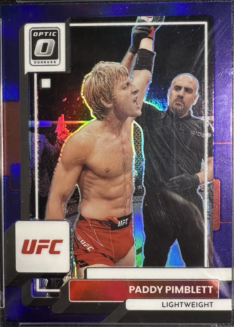 Paddy Pimblett 2023 Panini Donruss Optic UFC Base #96 Purple
