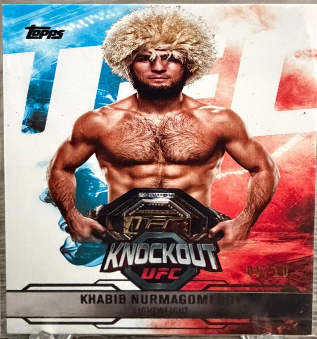 Khabib Nurmagomedov 2025 Topps Knockout UFC Base #36 Black