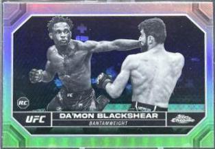 Da'Mon Blackshear 2024 Topps Chrome UFC Base #21 Negative Refractor