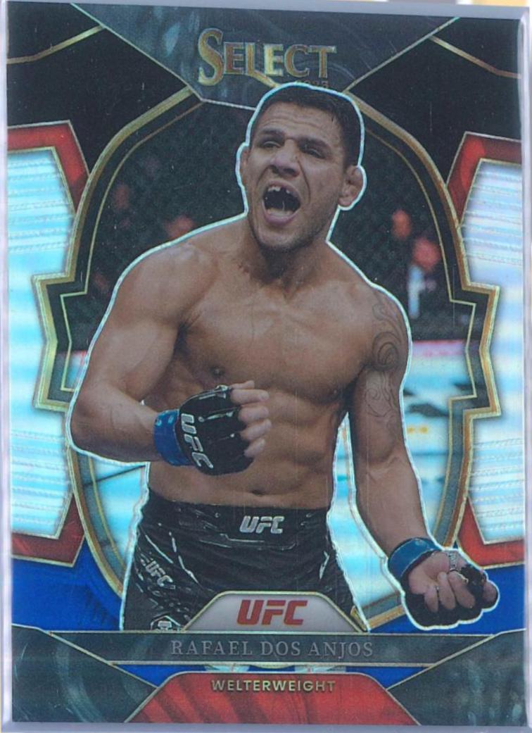 Rafael Dos Anjos 2023 Panini Select UFC Concourse #61 Black Blue