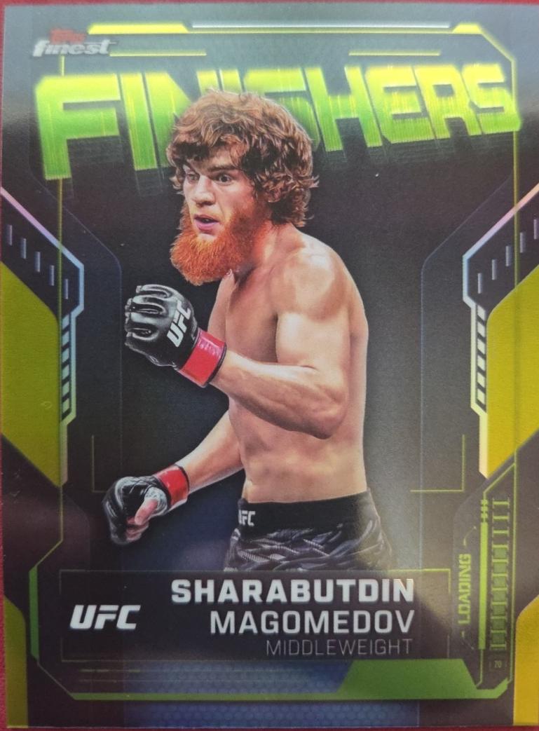 Shara Magomedov 2025 Topps Finest UFC Finishers #FN-11 Refractor