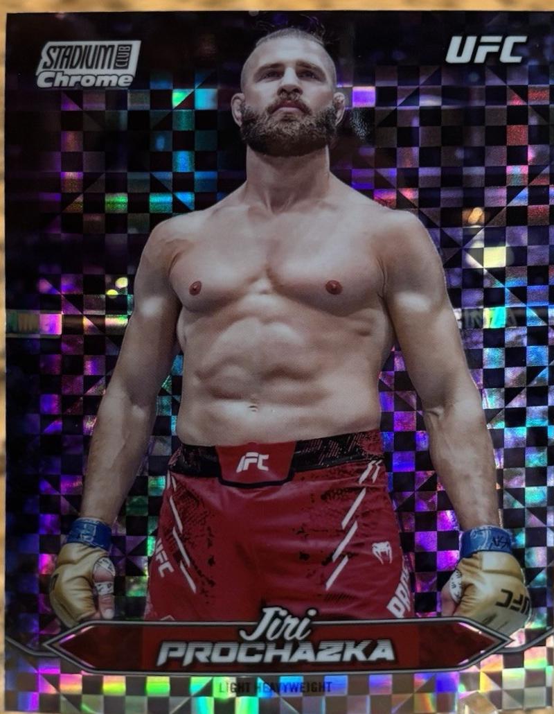 Jiri Prochazka 2025 Topps Stadium Club UFC Base Chrome #C-192 X-Fractor