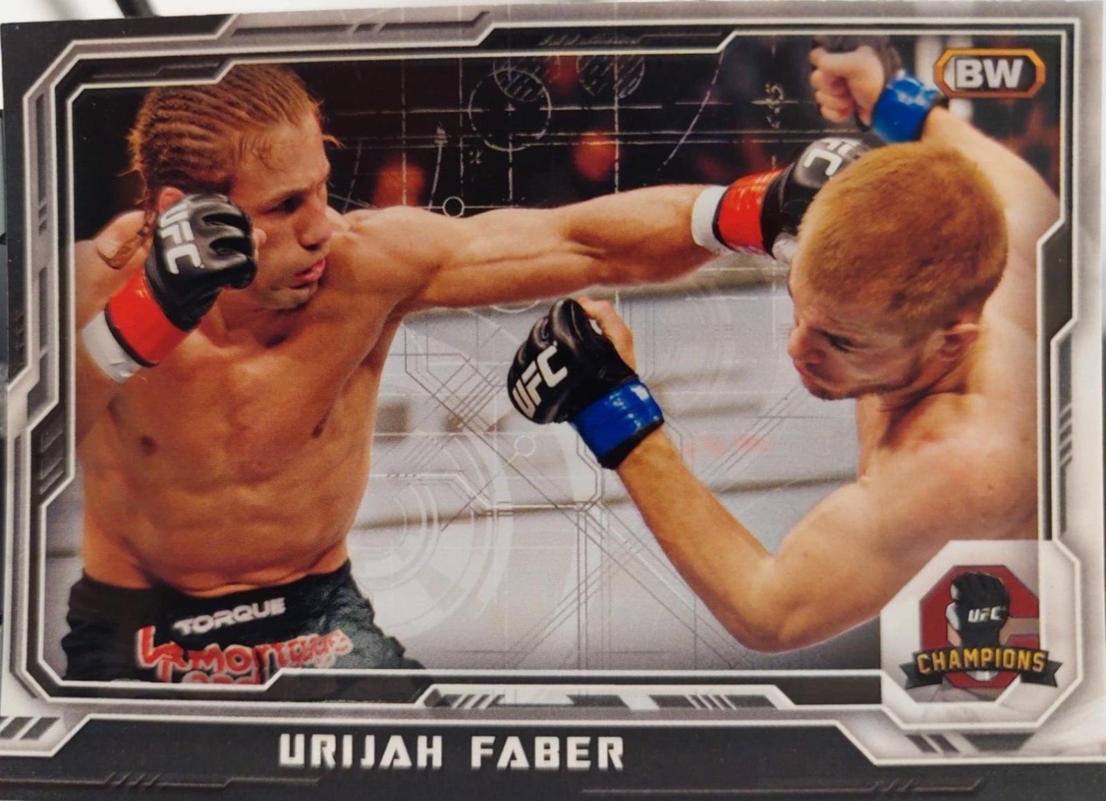 Urijah Faber 2014 Topps UFC Champions Base #88 Black