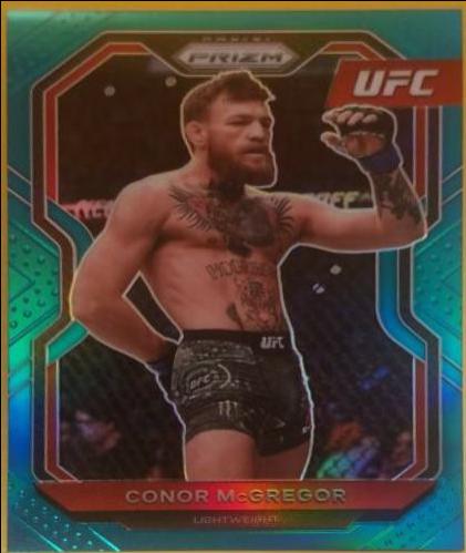 Conor McGregor 2021 Panini Prizm UFC Base #30 Teal
