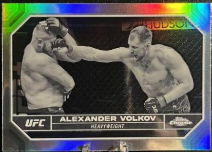 Alexander Volkov 2024 Topps Chrome UFC Base #8 Negative Refractor
