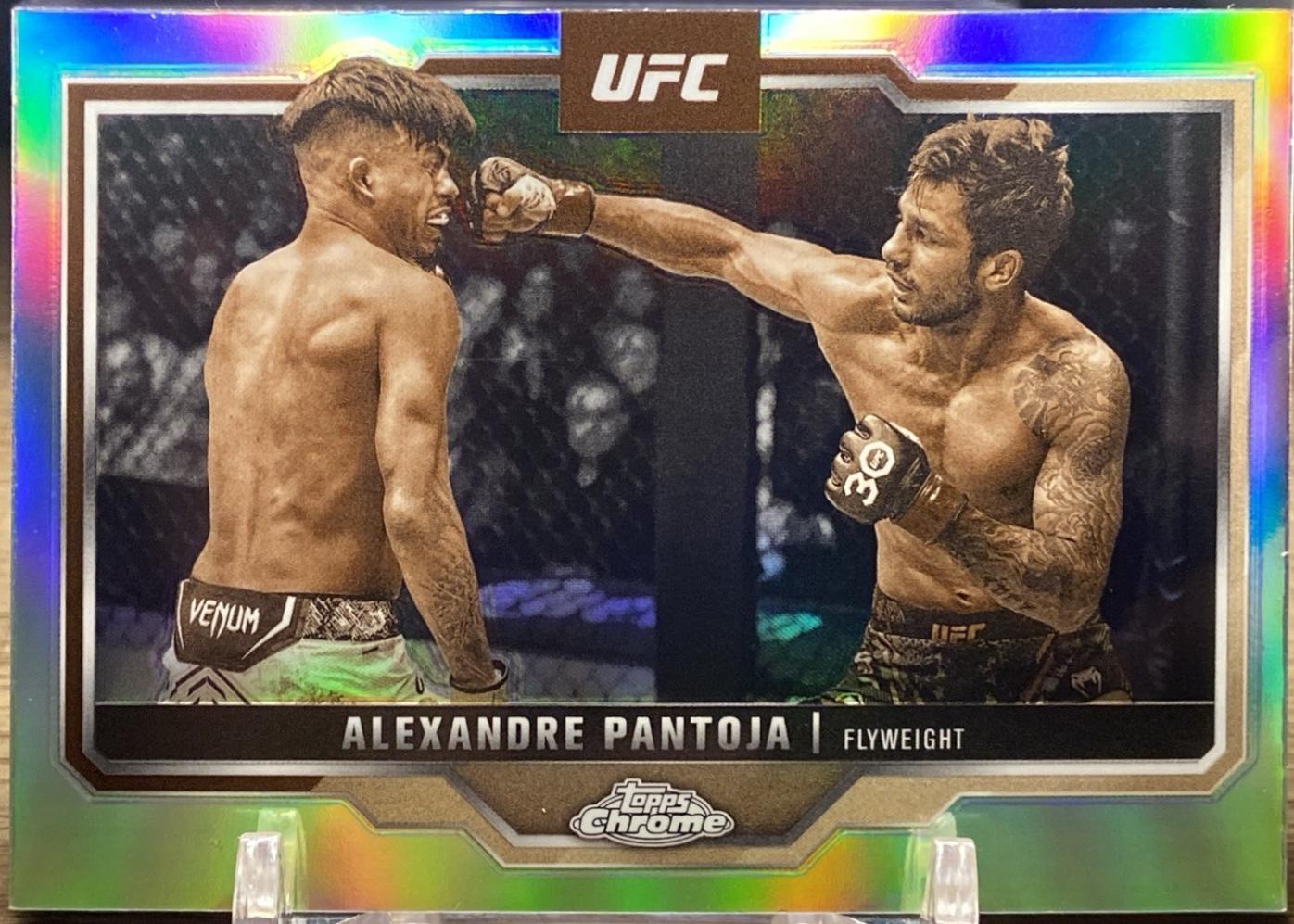 Alexandre Pantoja 2025 Topps Chrome UFC Base #188 Sepia Refractor