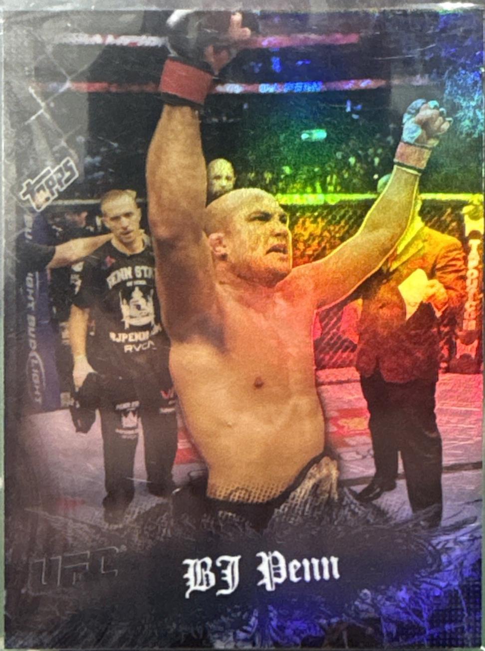 BJ Penn 2010 Topps UFC Main Event Base #2 Black