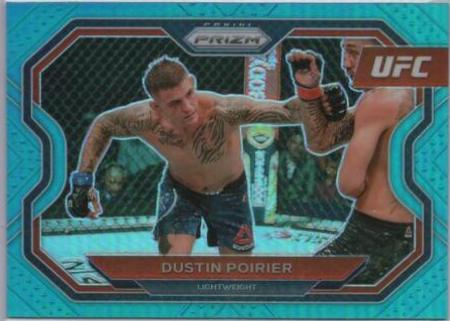 Dustin Poirier 2021 Panini Prizm UFC Base #128 Teal