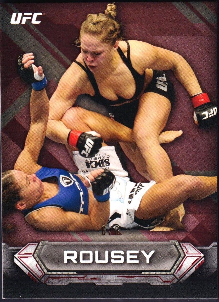 Ronda Rousey 2014 Topps UFC Knockout Base #31 Red