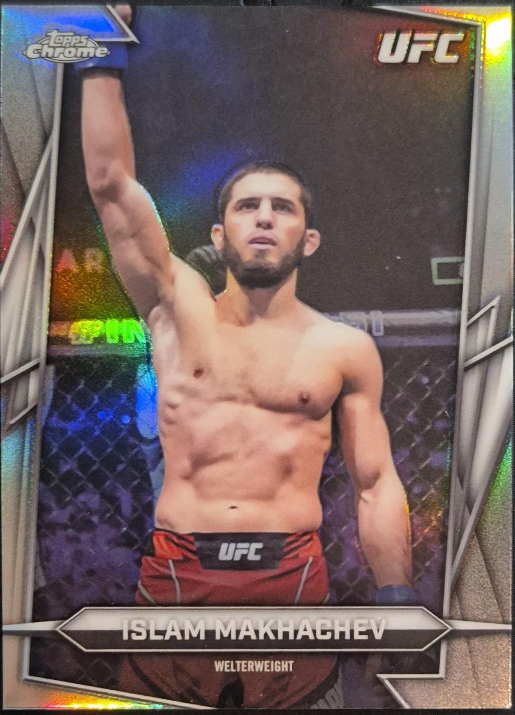 Islam Makhachev 2026 Topps Chrome UFC Base #47 Refractor