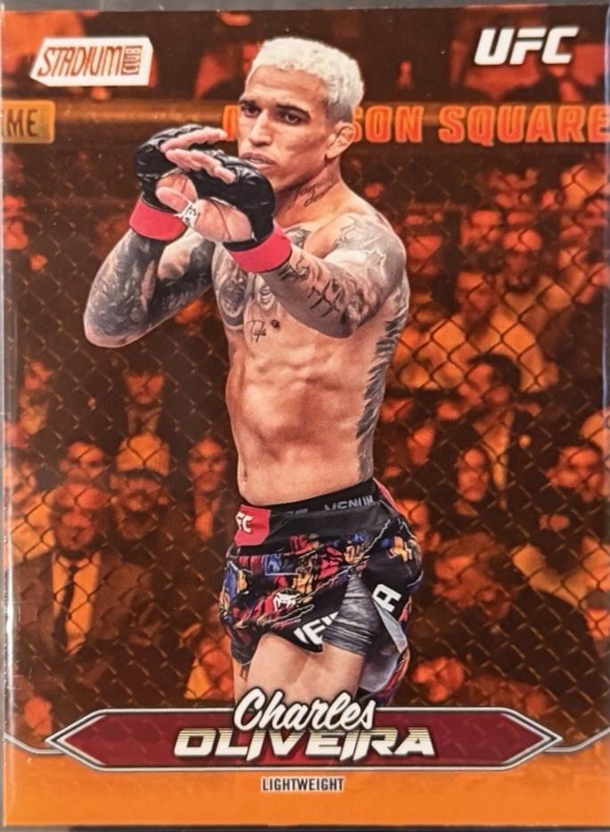 Charles Oliveira 2025 Topps Stadium Club UFC Base #36 Orange