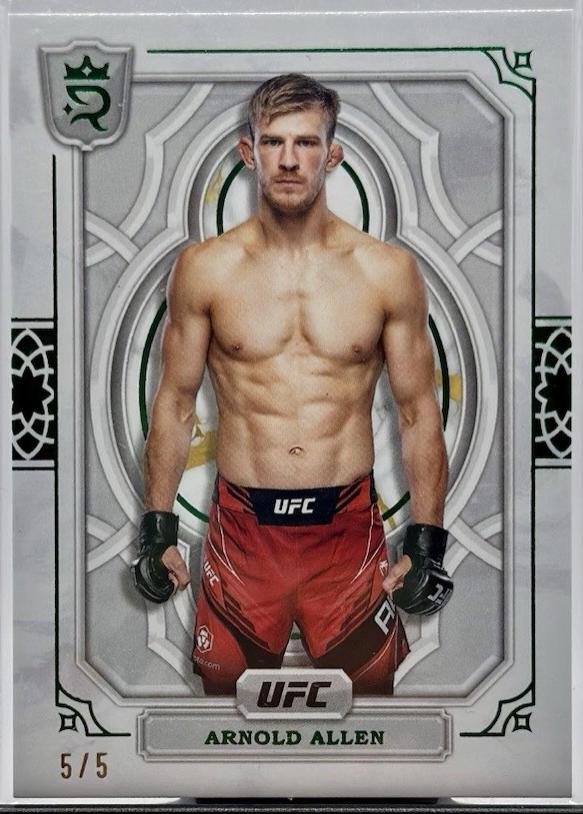 Arnold Allen 2024 Topps Royalty UFC Base #39 Green