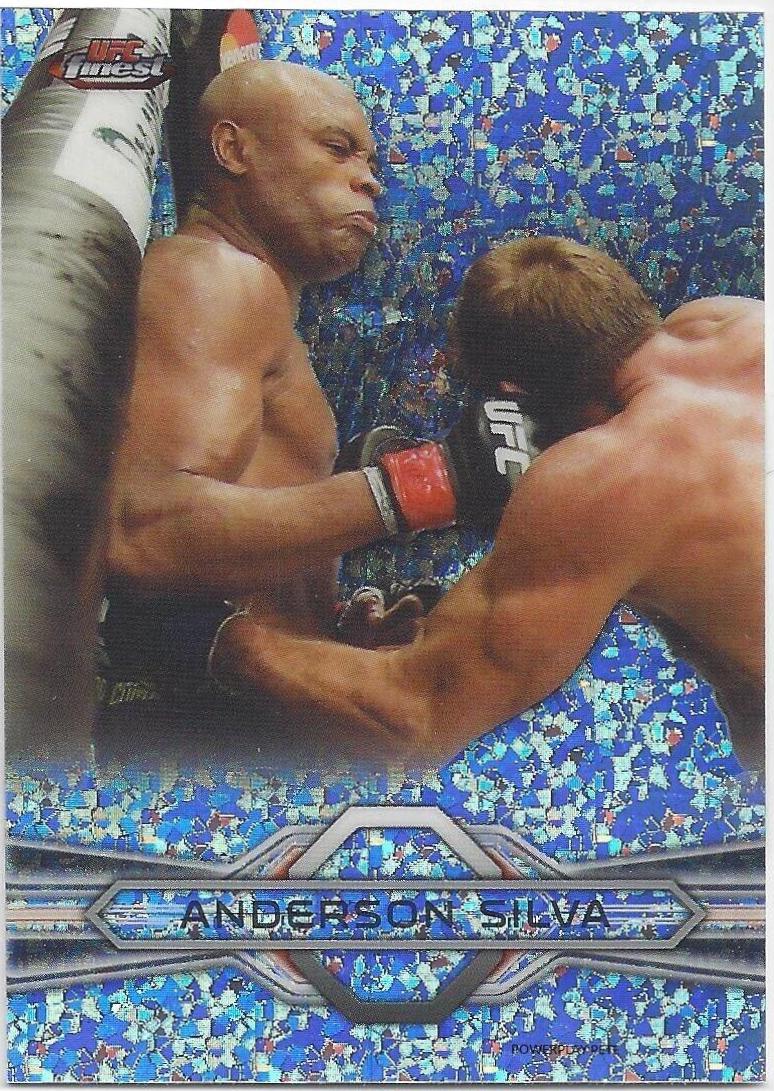 Anderson Silva 2013 Topps Finest UFC Base #46 Refractor