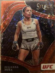 Julianna Peña 2022 Panini Select UFC Octagonside #281 Red Disco