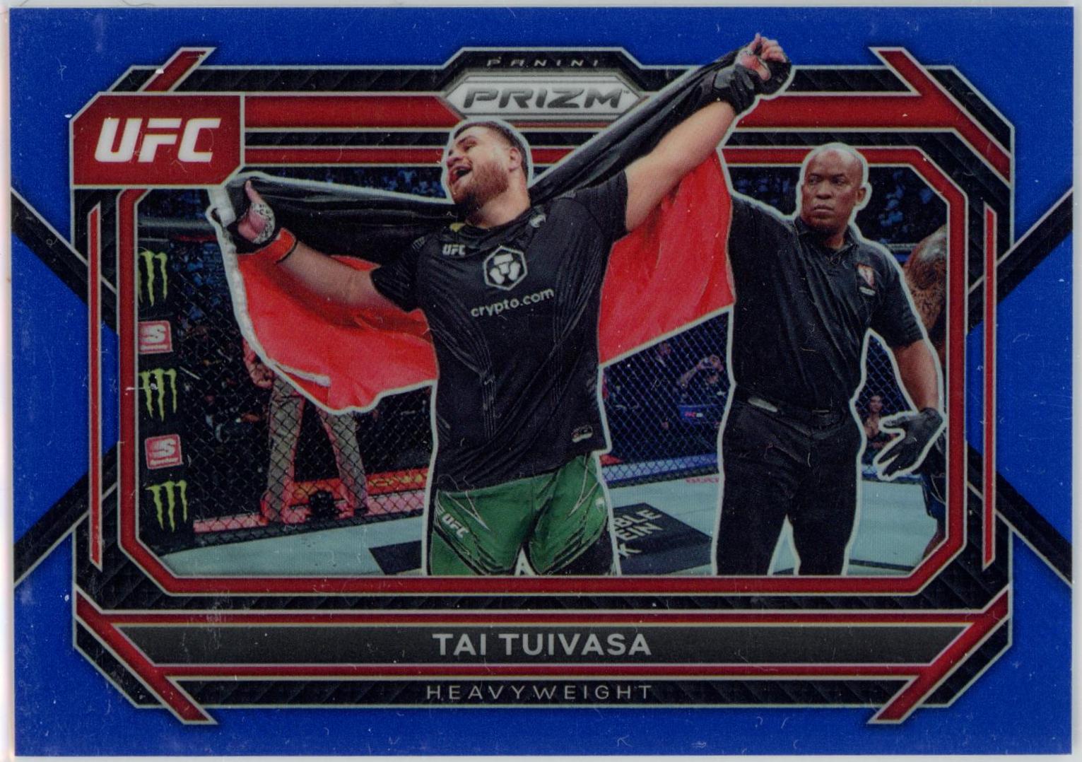 Tai Tuivasa 2023 Panini Prizm UFC Base #13 Blue