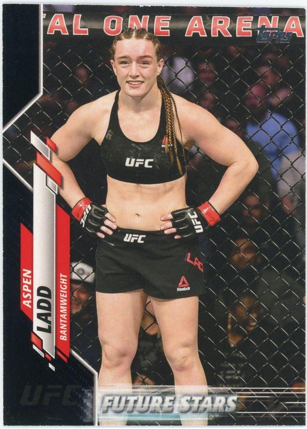Aspen Ladd 2020 Topps UFC Base #80 Black