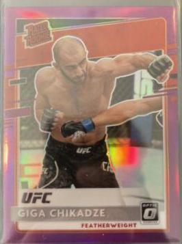 Giga Chikadze 2021 Panini Chronicles UFC Base Optic Rated Rookies #205 Purple