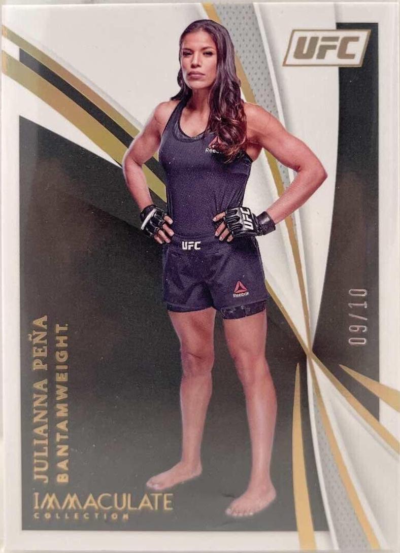 Julianna Peña 2021 Panini Immaculate UFC Base #54 Gold