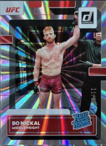 Bo Nickal 2023 Panini Donruss UFC Base #203 Laser