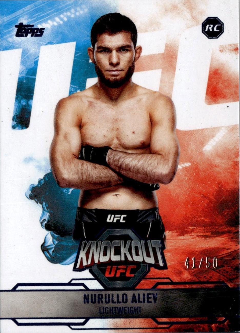 Nurullo Aliev 2025 Topps Knockout UFC Base #66 Blue