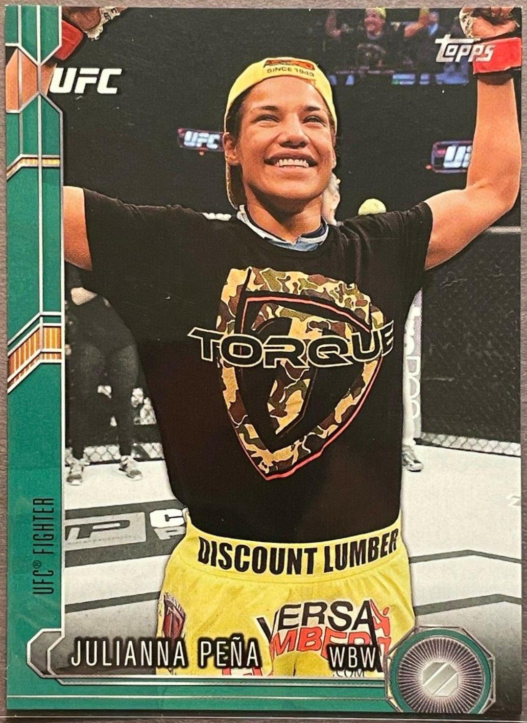 Julianna Peña 2015 Topps UFC Chronicles Base #219 Green