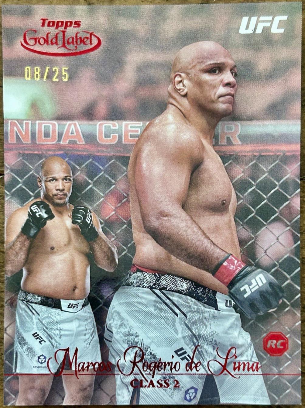 Marcos Rogério De Lima 2024 Topps Gold Label UFC Base Class II #78 Green