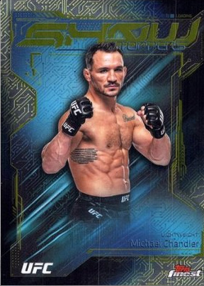 Michael Chandler 2025 Topps Finest UFC Showstoppers #SS-16 Superfractor