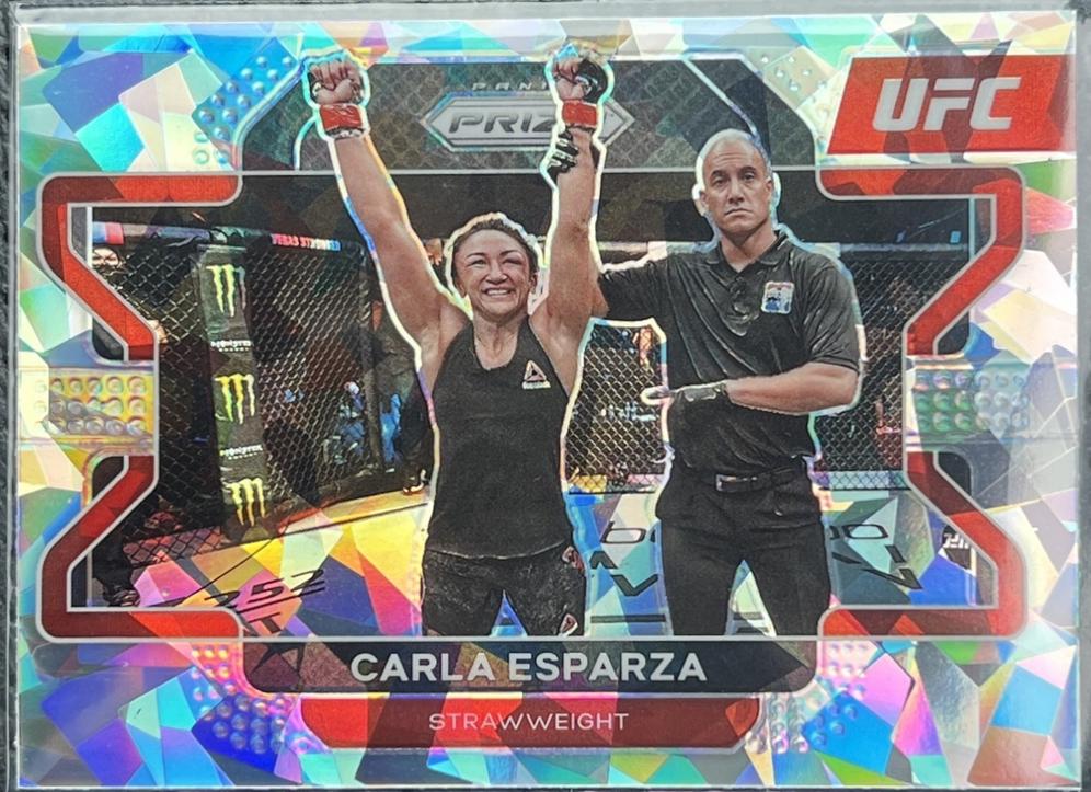 Carla Esparza 2022 Panini Prizm UFC Base #77 Ice