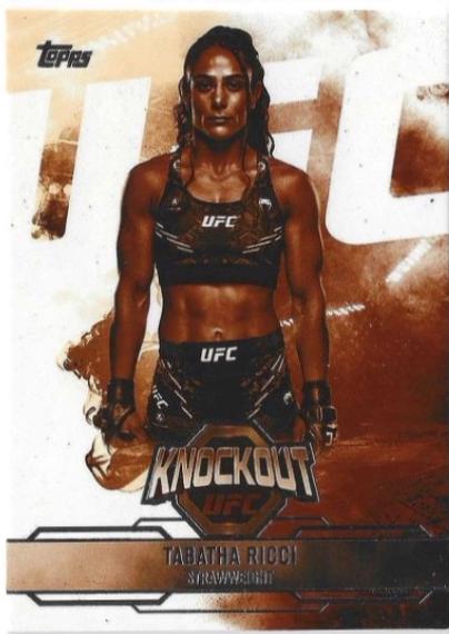 Tabatha Ricci 2025 Topps Knockout UFC Base #20 Sepia