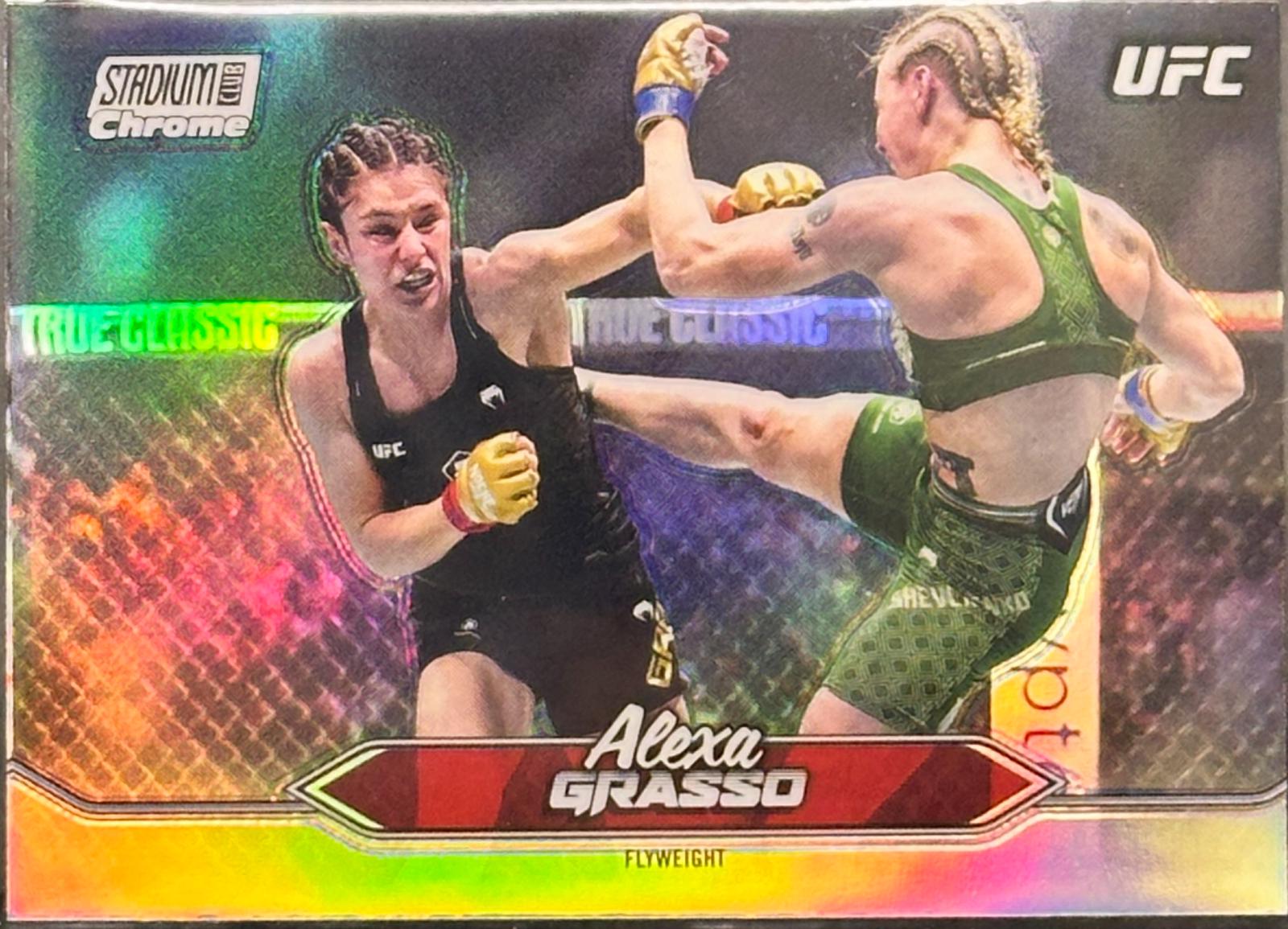 Alexa Grasso 2025 Topps Stadium Club UFC Base Chrome #C-123 Refractor