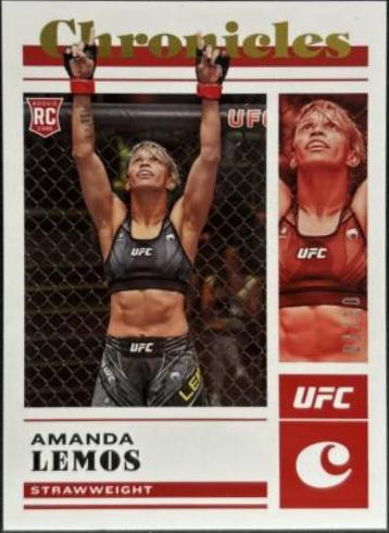 Amanda Lemos 2023 Panini Chronicles UFC Base Chronicles #87 Gold