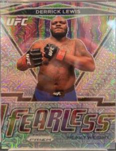 Derrick Lewis 2021 Panini Prizm UFC Fearless #15 Mojo