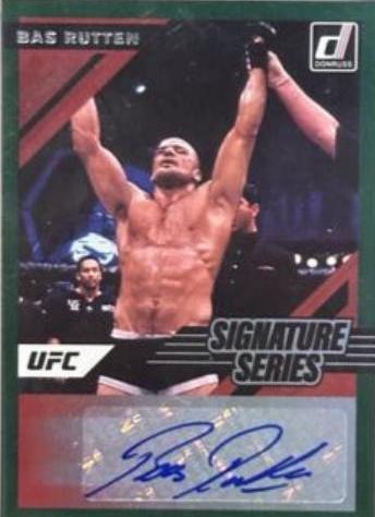 Bas Rutten 2022 Panini Donruss UFC Signature Series #92 Green