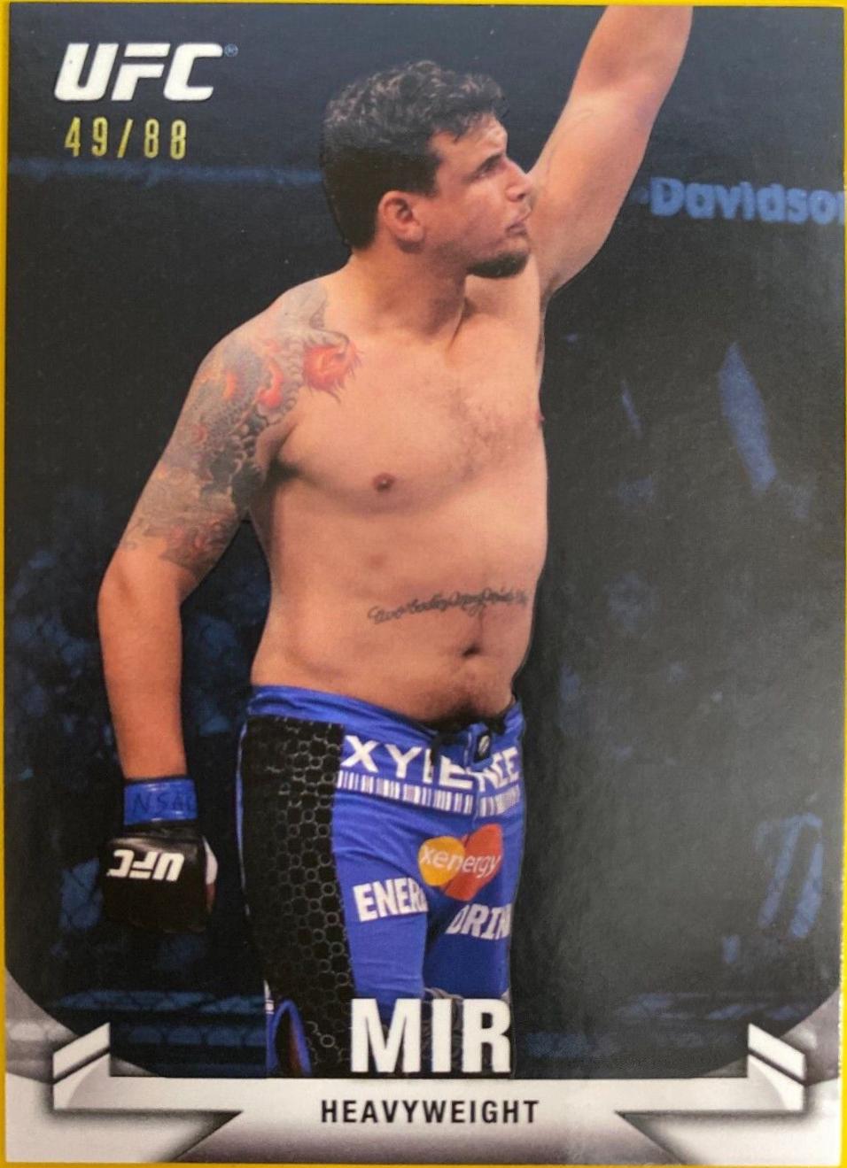 Frank Mir 2013 Topps UFC Knockout Base #70 Blue