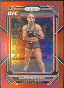 Mackenzie Dern 2023 Panini Prizm UFC Base #180 Red