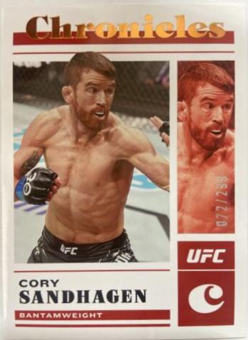 Cory Sandhagen 2023 Panini Chronicles UFC Base Chronicles #30 Bronze