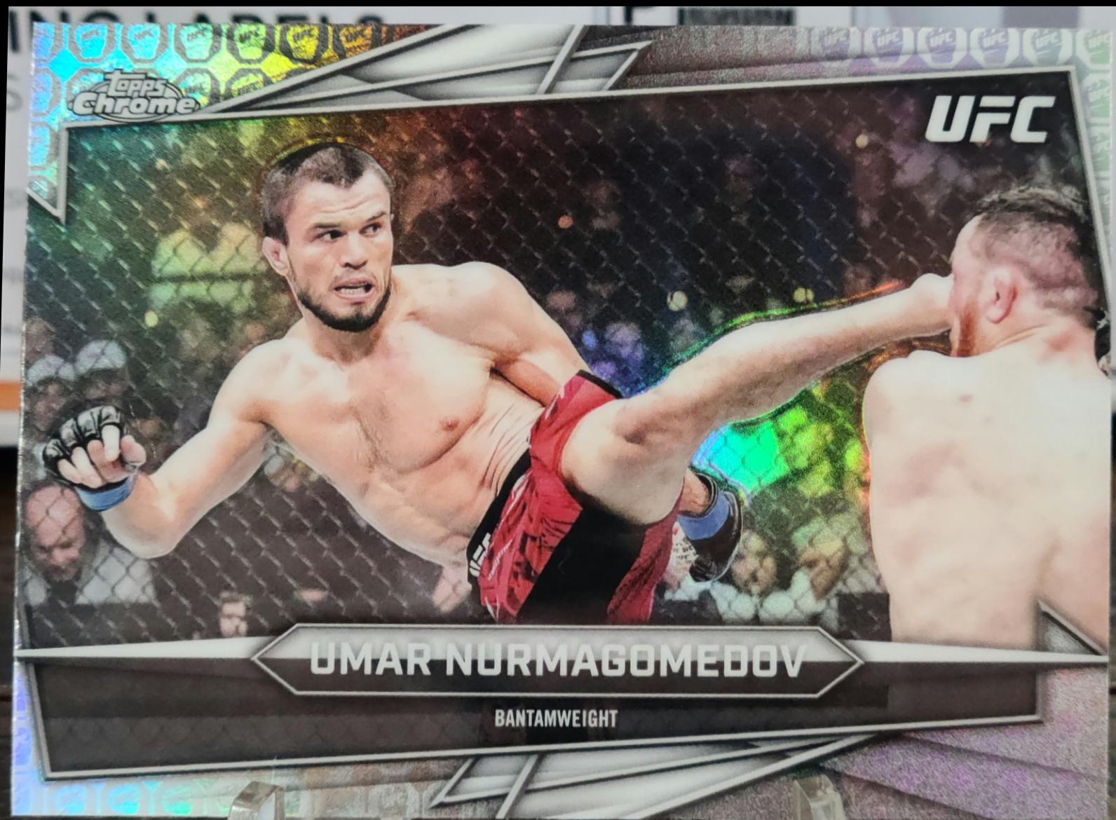 Umar Nurmagomedov 2026 Topps Chrome UFC Base #115 UFC Glove Refractor